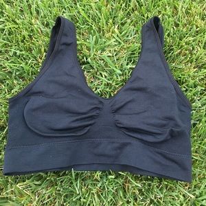 Black nice comfort sports bra active wear